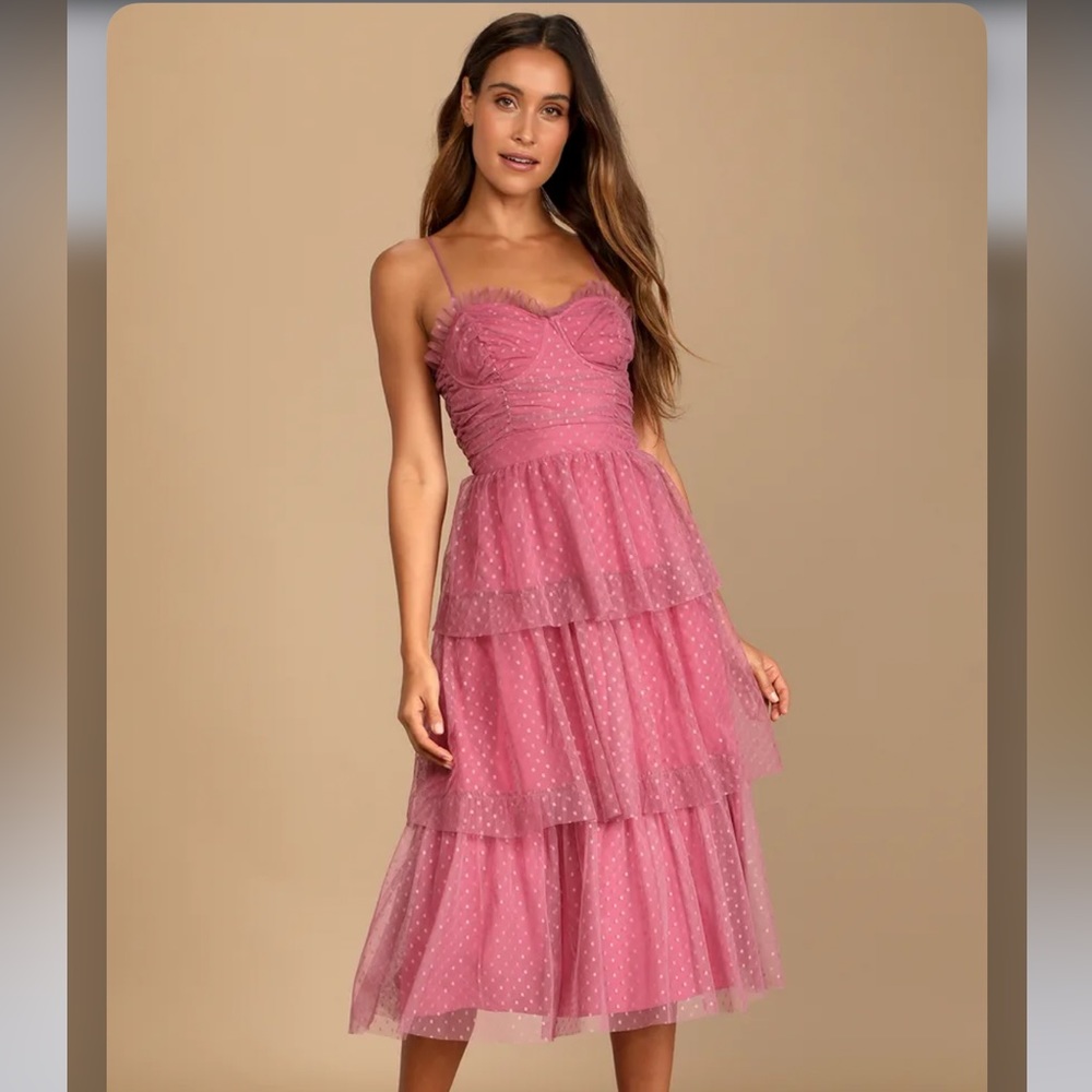 Lulus Pink cocktail dress